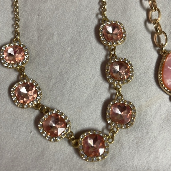 Sugar fix necklace and 1 unbranded.  Pink and gold - Picture 3 of 5
